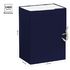 Короб архивный с завязками OfficeSpace разборный, БВ, 120мм, синий, клапан картон, до 1000л.