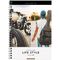Тетрадь 80л., А5, клетка на гребне ArtSpace "Стиль. Life style", гляцевая ламинация, твердая обложка