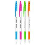 Ручка шариковая Berlingo "Tribase grip snow" синяя, 0,7мм, грип, ассорти