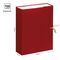 Короб архивный с завязками OfficeSpace разборный, БВ, 80мм, красный, клапан МГК