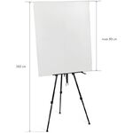 Мольберт алюминиевый переносной с держателем для кистей Гамма "Студия" 95*73*162см, с чехлом