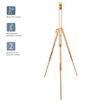 Мольберт полевой тренога Гамма "Студия", 86*84*126(181)см, бук