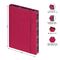 Ежедневник недатир. В6, 160л., кожзам, Berlingo "Spring", фуксия, полноцветный срез