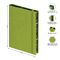 Ежедневник недатир. В6, 160л., кожзам, Berlingo "Spring", салатовый, полноцветный срез