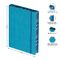 Ежедневник недатир. В6, 160л., кожзам, Berlingo "Spring", голубой, полноцветный срез