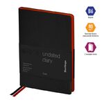 Ежедневник недатир. В6, 136л., кожзам, Berlingo "Fuze", цветной срез, черный