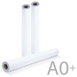 Бумага широкоформатная рулон для плоттера, 914 мм х 50 м х втулка 50,8 мм, 80 г/м2, белизна CIE 146%, BRAUBERG, 110458