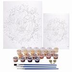 Картина по номерам 40х50 см, ОСТРОВ СОКРОВИЩ "Царь зверей", на подрамнике, акрил, кисти, 663359