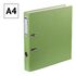 Папка-регистратор OfficeSpace, 50мм, бумвинил, с карманом на корешке, фисташковая
