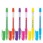 Ручка гелевая PENSAN "Neon Gel", НЕОН АССОРТИ, узел 1 мм, линия письма 0,5 мм, дисплей, 2290/S