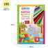 Картон цветной А4, ArtSpace, 18л., 18цв., немелованный, золото, серебро, в папке, "Волшебный. Носорог"