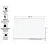 Доска магнитно-маркерная OfficeSpace, 100*150см, двусторонняя, поворотная, мобильная, алюминиевый профиль, фиксатор положения