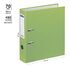 Папка-регистратор OfficeSpace, 70мм, бумвинил, с карманом на корешке, фисташковая