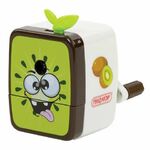 Точилка механическая ПИФАГОР "Киви", корпус белый/салатовый, 270428