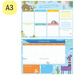 Расписание уроков с расписанием звонков А3 ArtSpace "Пиши-стирай. Trendy"