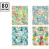 Тетрадь 80л., А5, линия ArtSpace "Цветы. Flowers for dreams"
