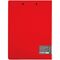 Папка-планшет с зажимом Berlingo "Steel&Style" А4, пластик (полифом), красная