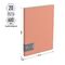 Папка с 20 вкладышами Berlingo "Soft", 14мм, 600мкм, коралловая