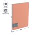 Папка с 30 вкладышами Berlingo "Soft", 17мм, 600мкм, коралловая