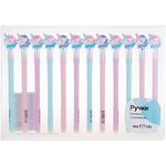 Ручка гелевая стираемая MESHU "Unicorn" синяя, 0,5мм, корпус ассорти, с топпером