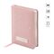 Ежедневник недатир., А6, 136л., кожзам, OfficeSpace "Fortune", розовый, серебр.срез
