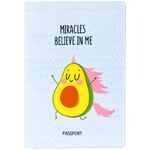 Обложка для паспорта MESHU "Avocado", ПВХ, 2 кармана