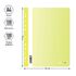 Папка-скоросшиватель пластик. перф. Berlingo "Neon", А4, 180мкм, неоновая желтая