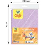 Клеенка для уроков труда Мульти-Пульти "Для девочек", однотонная с рисунком, 35*50см, ПВХ