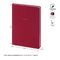 Ежедневник недатир. А5, 136л., кожзам, OfficeSpace "Grace pearl", бордовый, серебр. срез