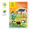 Цветная бумага тонированная А4, Мульти-Пульти, 20л., 10цв., в папке, "Приключения Енота"