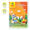 Цветная бумага мелованная А4, Мульти-Пульти, двустор., 24л., 24цв., в папке, "Приключения Енота"