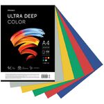 Бумага цветная OfficeSpace "Ultra Deep Color", А4, 80г/м², 100л., (5 цветов)