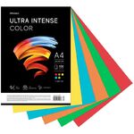Бумага цветная OfficeSpace "Ultra Intense Color", А4, 80г/м², 100л., (5 цветов)