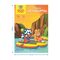 Картон цветной А4, Мульти-Пульти, 16л., 16цв., мелованный, в папке, "Приключения Енота"