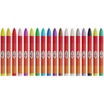 Мелки восковые Гамма "Мультики", 18цв., круглые, картон. упаковка, европодвес