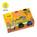 Краски пальчиковые Мульти-Пульти, 06 цветов, 210мл, классические, картон