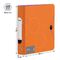 Папка-регистратор Berlingo "Eclipse", 80мм, 2500мкм, пластик (полифом), круглый корешок, на резинке, с внутр. карманом, оранжевая