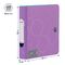 Папка-регистратор Berlingo "Eclipse", 80мм, 2500мкм, пластик (полифом), круглый корешок, на резинке, с внутр. карманом, фиолетовая