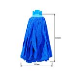 Насадка МОП ленточная для швабры OfficeClean Professional, микрофибра, длина 30см, 170г, синяя