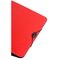 Папка-регистратор Berlingo "Steel&Style", 80мм, 2500мкм, пластик (полифом), на резинке, с внутр. карманом, красная