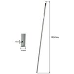 Черенок OfficeClean Professional, металлический, 140см, без резьбы