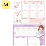 Расписание уроков с расписанием звонков А4 ArtSpace "Пиши-стирай. Cool girl"