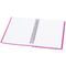 Записная книжка А6 60л., на гребне OfficeSpace "Neon", розовая пластиковая обложка