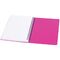 Записная книжка А6 60л., на гребне OfficeSpace "Neon", розовая пластиковая обложка