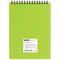 Блокнот А5 60л. на гребне OfficeSpace "Neon", салатовая пластиковая обложка