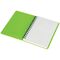 Записная книжка А6 60л., на гребне OfficeSpace "Neon", салатовая пластиковая обложка