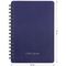 Записная книжка А6 60л., на гребне OfficeSpace "Base", синяя пластиковая обложка