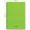 Тетрадь 48л. А4 клетка на гребне OfficeSpace "Neon", пластиковая обложка, салатовая