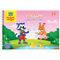 Альбом для рисования 24л., А4, на гребне Мульти-Пульти "Приключения Енота", с раскраской
