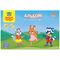 Альбом для рисования 40л., А4, на гребне Мульти-Пульти "Приключения Енота", 120г/м2, с раскраской